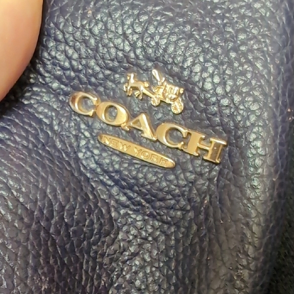 Coach Purple Leather Bag - Picture 8 of 8